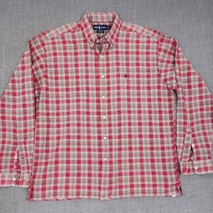 Vintage Polo Ralph Lauren Greggor 100% Cotton Thick Button Down Shirt. XL
